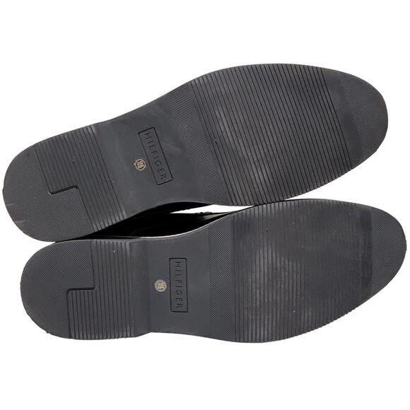 Tommy Hilfiger Men Rosell Plain Toe Chukka Boot Size US 10.5M Black Faux Leather - Picture 6 of 7